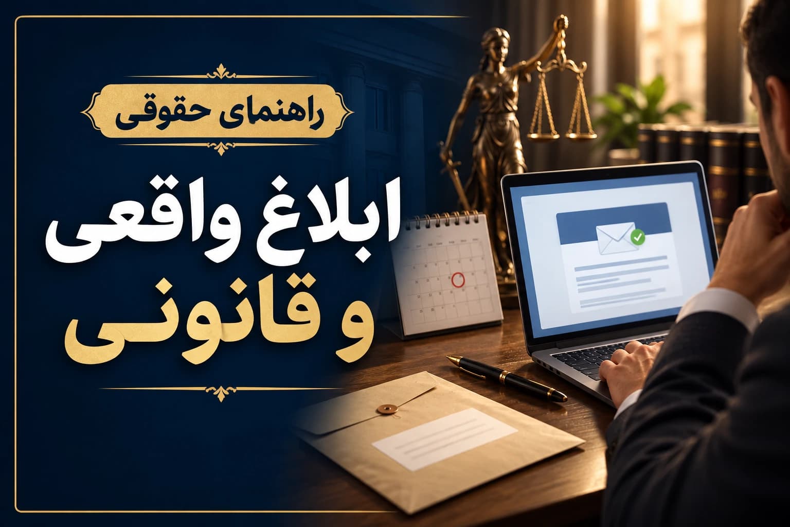 ابلاغ واقعی و قانونی و اثر آن بر مهلتهای قضایی