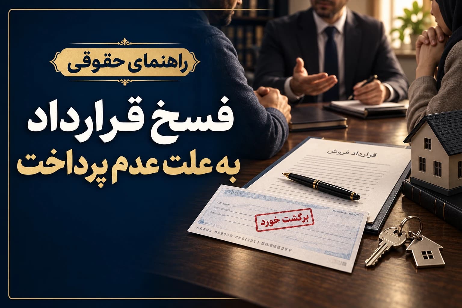 فسخ قرارداد به علت نپرداختن ثمن معامله
