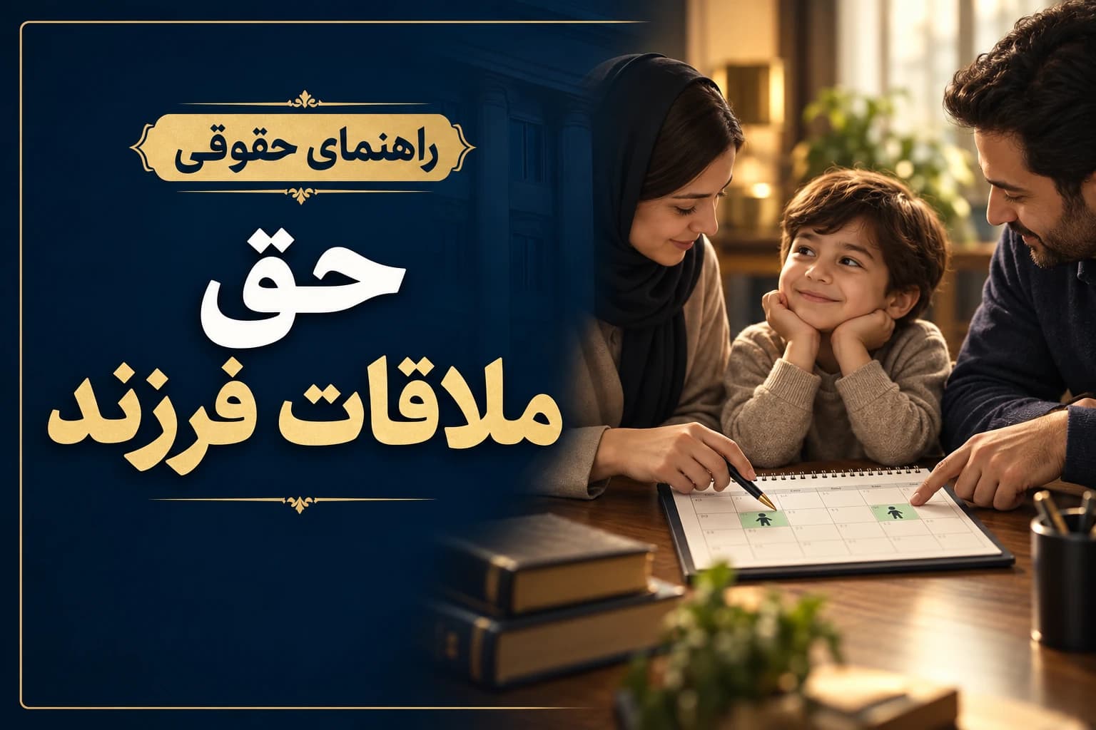 تنظیم برنامه ملاقات فرزند پس از جدایی والدین