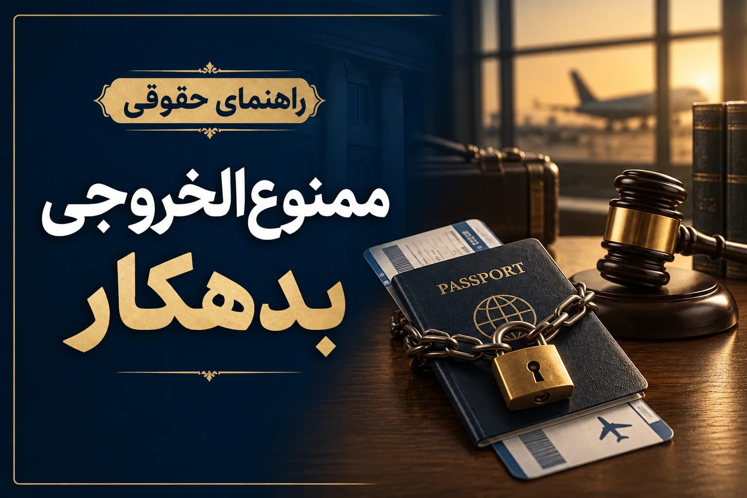 بررسی دستور ممنوعالخروجی بدهکار و راههای رفع آن