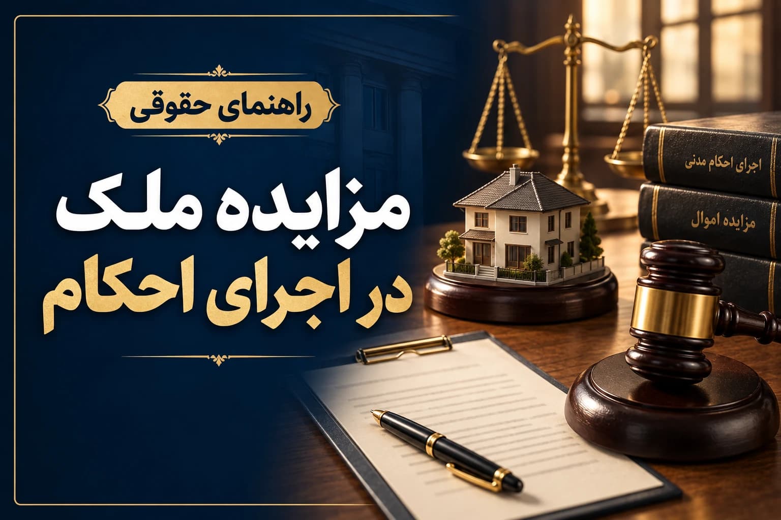 مراحل مزایده ملک در اجرای احکام و بررسی آگهی فروش
