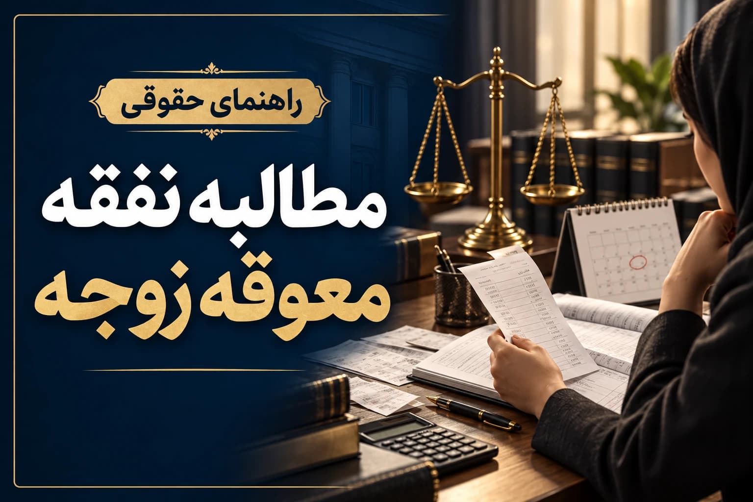 مطالبه نفقه معوقه زوجه و بررسی هزینههای متعارف زندگی