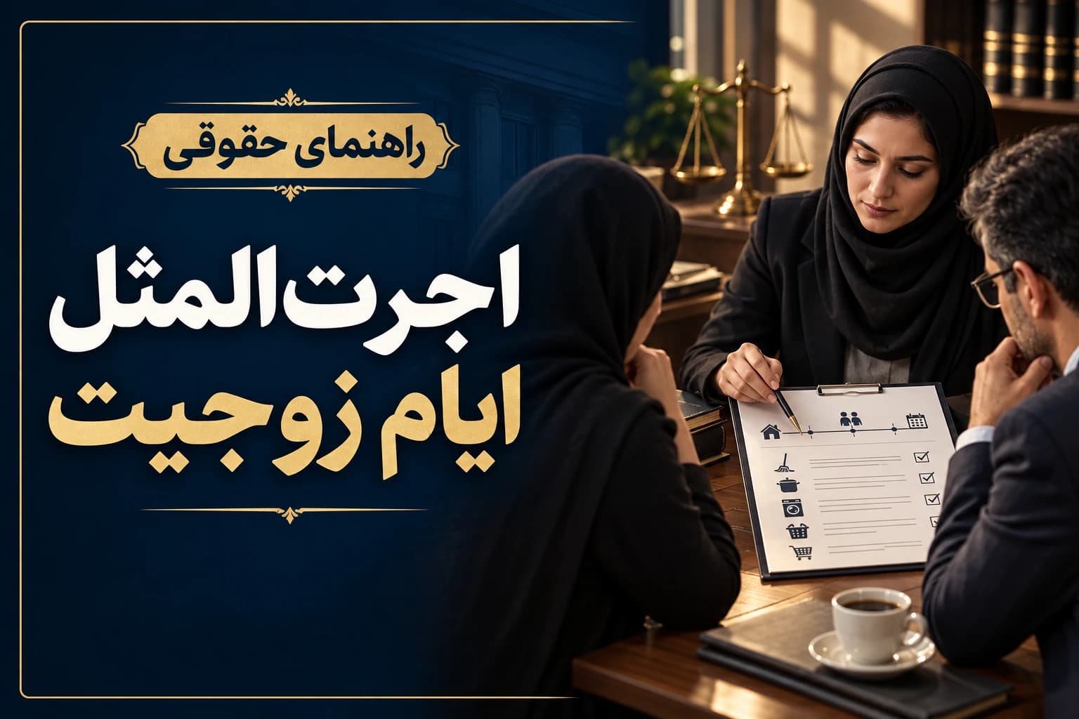 مطالبه اجرتالمثل کارهای انجامشده در زندگی مشترک