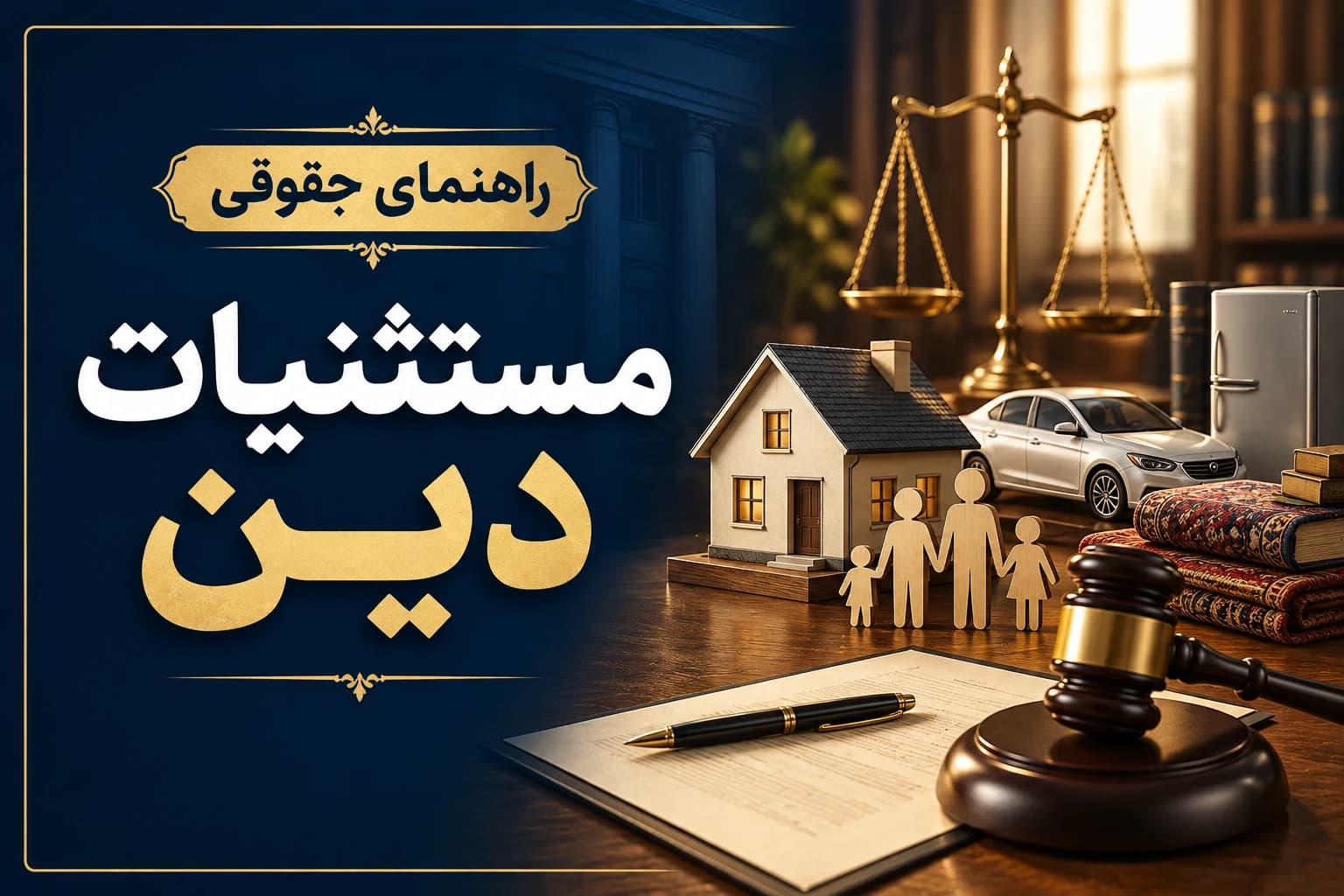 رفع توقیف مال مشمول مستثنیات دین در اجرای حکم