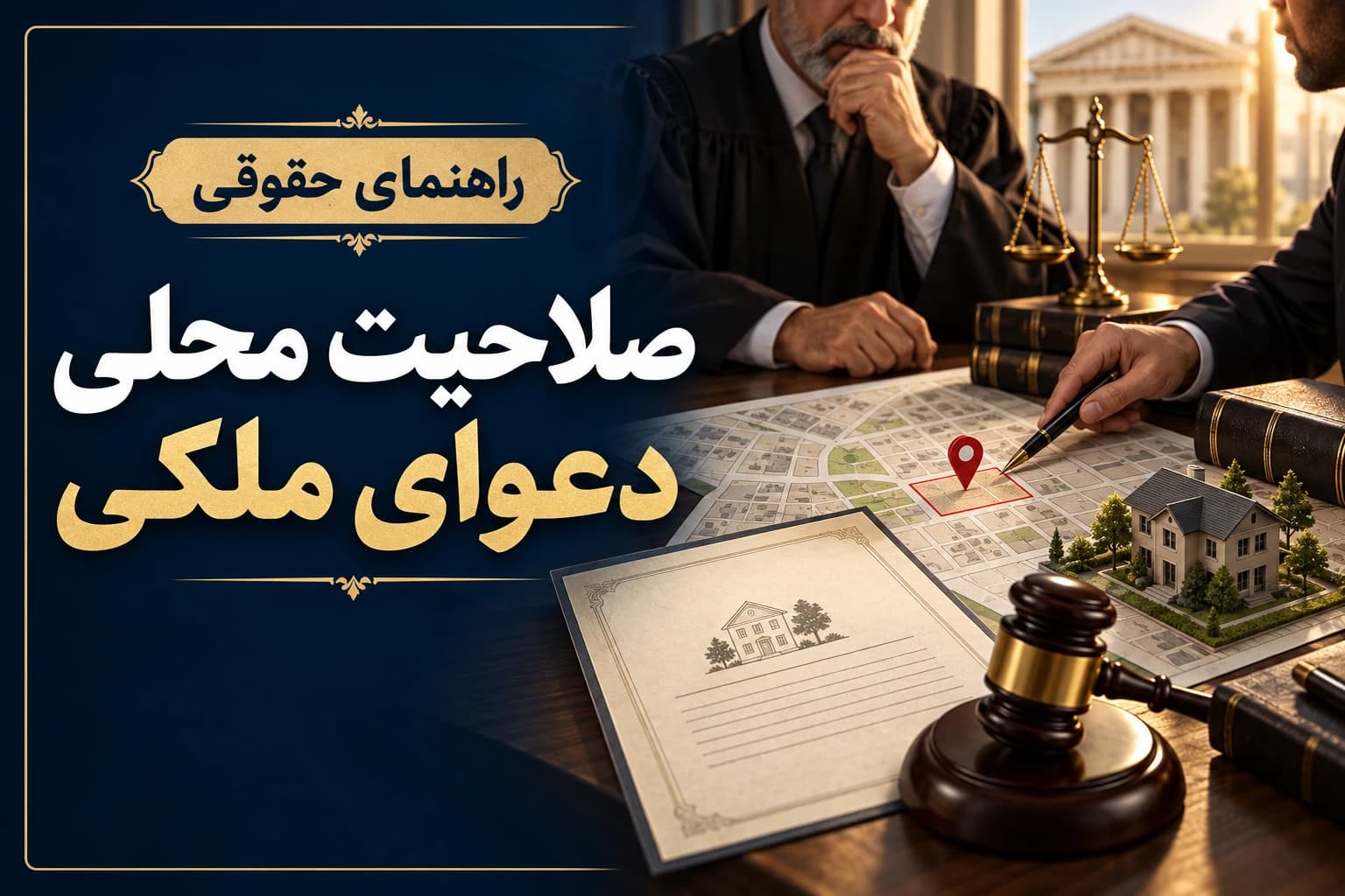 تشخیص دادگاه صالح بر اساس محل وقوع ملک