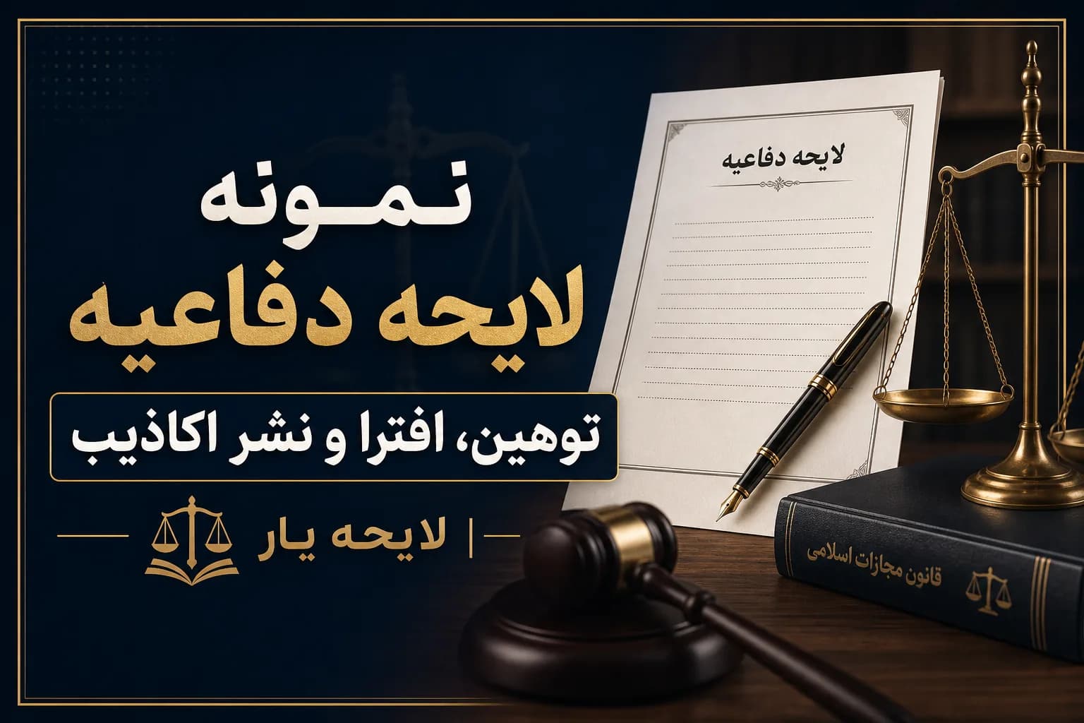 راهنمای تخصصی و نمونه لایحه دفاعیه توهین، افترا و نشر اکاذیب (واقعی و مجازی)