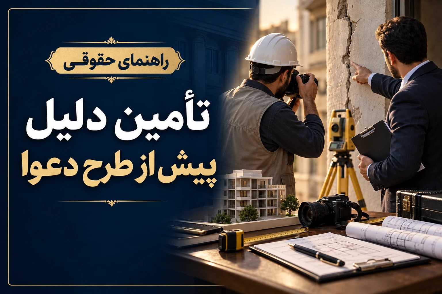 تأمین دلیل قبل از طرح دعوا و مدارک لازم برای درخواست