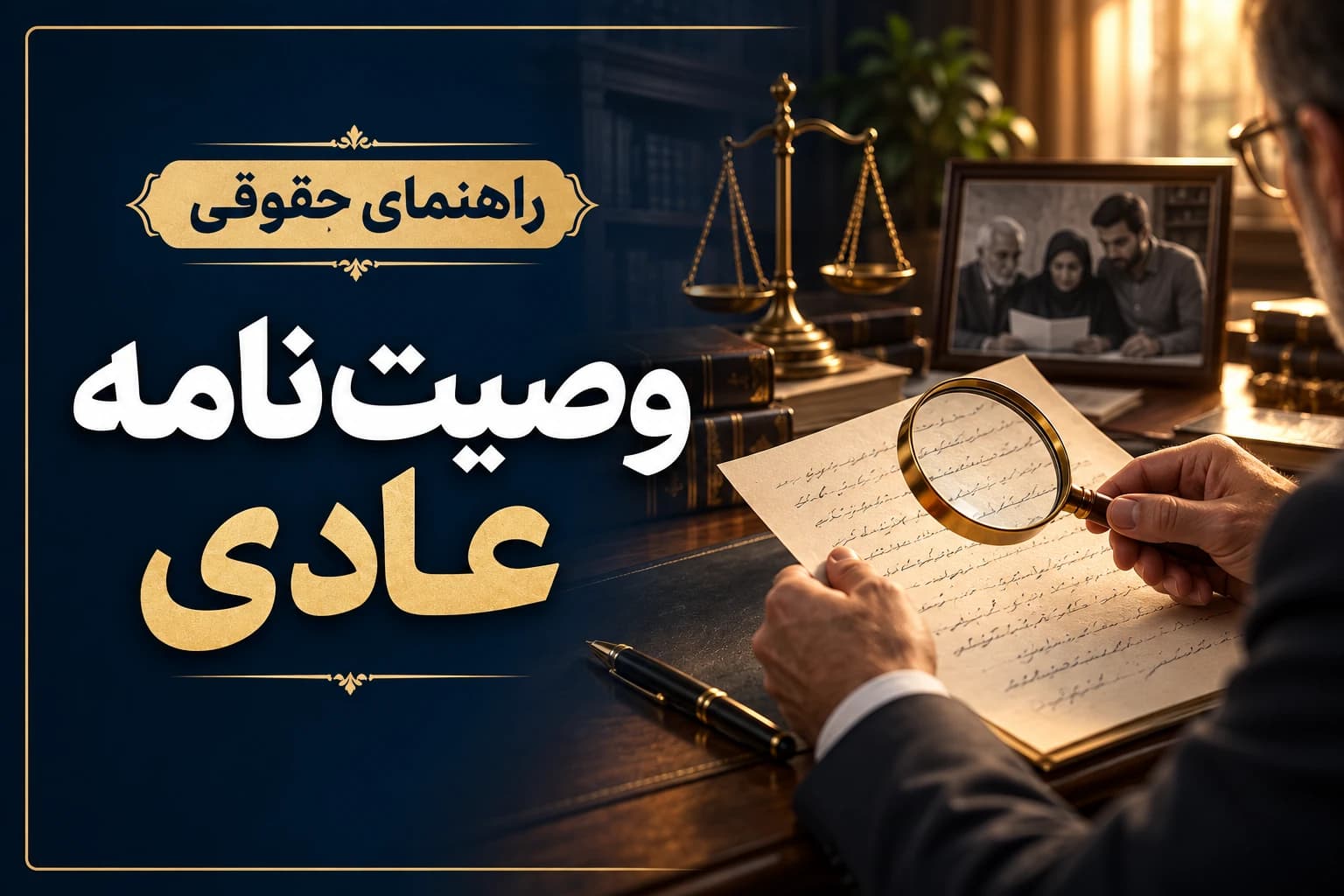 تنفیذ وصیتنامه عادی و بررسی اصالت نوشته و امضای متوفی