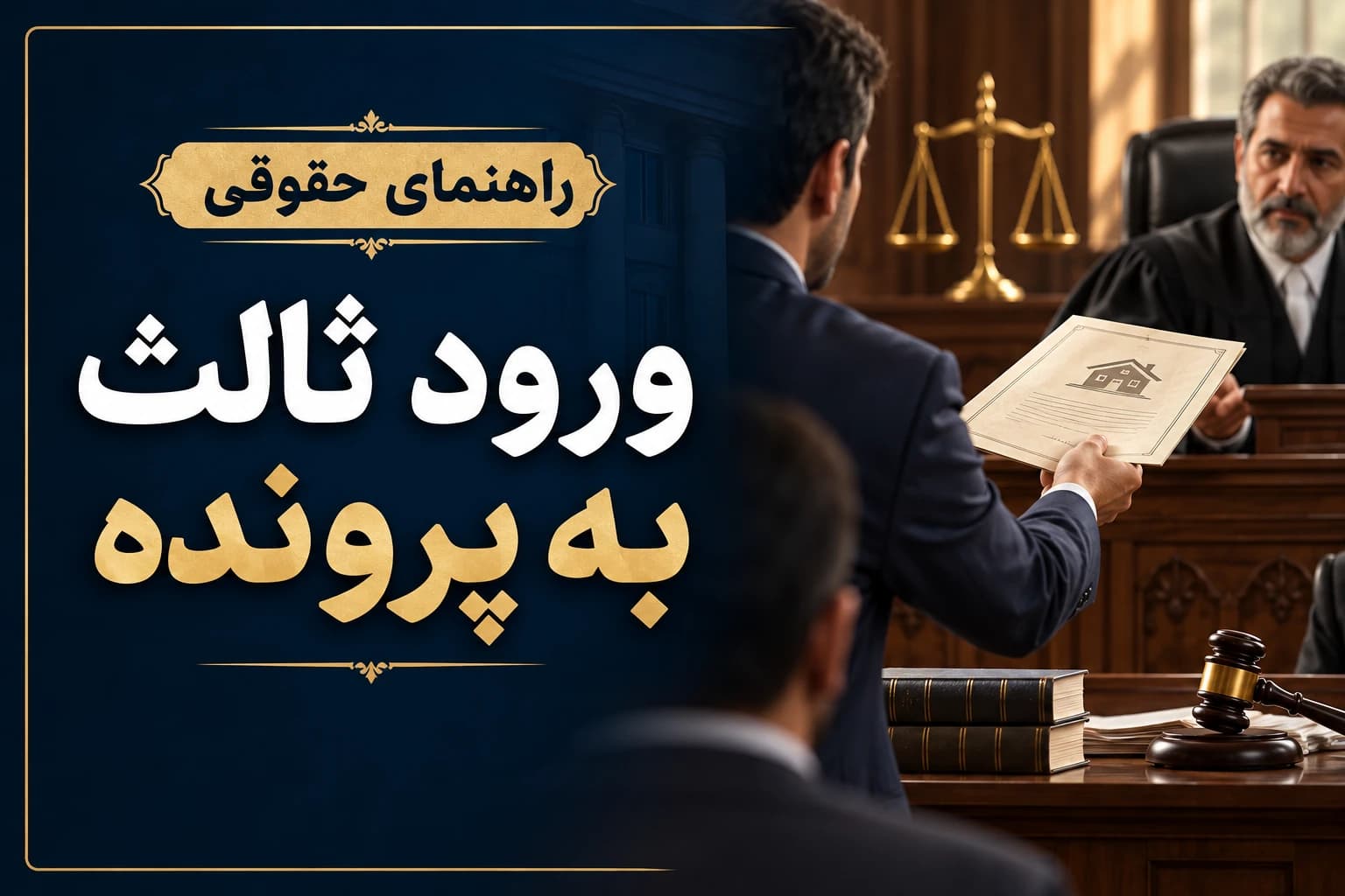 ورود ثالث به پرونده حقوقی برای حمایت از حق یا منفعت